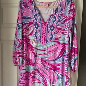 Lilly Pulitzer Gianna Oh My Guava tunic dress